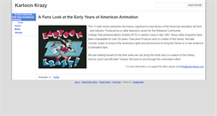 Desktop Screenshot of kartoonkrazy.com